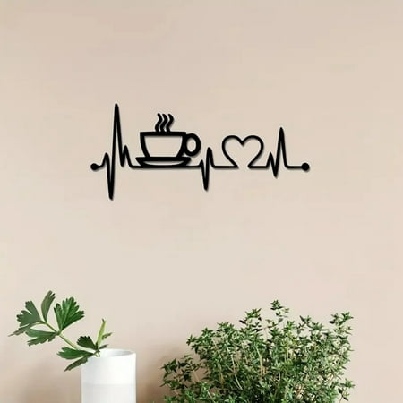 

Zenghuiiii Modern Black Metal Pendant Art Home Decoration Living Room Unique Coffee Leisure Fashion Personality Concept Pendant Bell Garland for Mantle