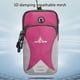 thumbnail image 5 of Brazalete para teléfono, pequeña bolsa cruzada, se adapta a todos los teléfonos celulares, para correr caminar, rosa, 5 of 7