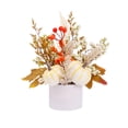 thumbnail image 2 of Fall Decor for Thanksgiving Autumn Home Table Fireplace Decorations | Artificial Fall Maple Leaves Pumpkin Berry Potted for Harvest Halloween Indoor Holiday Party Decorations (B-2PCS), 2 of 9