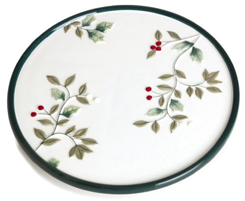 Details about   Pfaltzgraff WINTERBERRY 8 3/4" TRIVET/CHEESE PLATE 