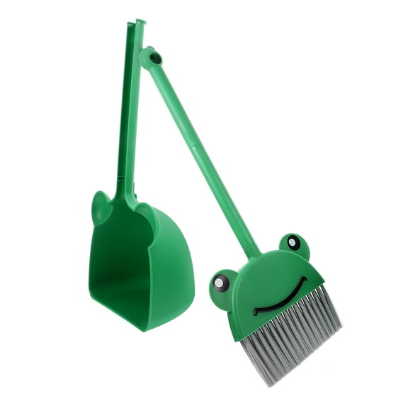 Worgeous Play Kids Broom Dustpan Set Toddler 47.00X17.00X2.00CM Green