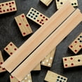 thumbnail image 3 of KAKOWELY tile holder 6pcs Wood Domino Tile Tray Domino Tiles Holder Domino Tile Stands Diy Wooden Domino Racks Displaying Holder Multi-Function Domino Holders, 3 of 5