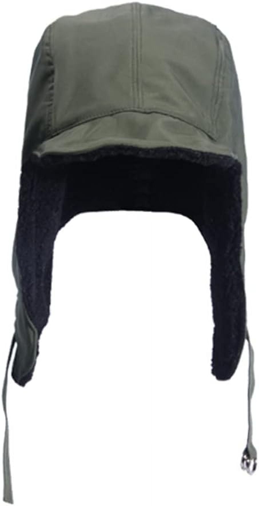 Zhengup Waterproof Trapper Hat with Brim Men Women Ushanka Hats Fleece Winter Warm Trooper Ski Hat Visor Ear Flap Hat