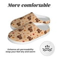 thumbnail image 6 of KLL Turkey And Autumn Leaves Pattern Adult Unisex Cozy Slippers,Fuzzy Slip-on Slippers TPR Sole Slippers Comfort Plush Home Footwear for Indoor & Outdoor-8, 6 of 7