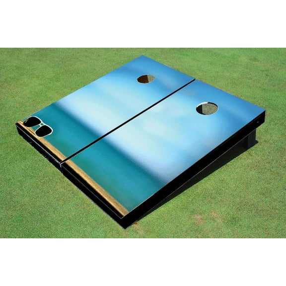 Glasses Beach Themed Cornhole Board set