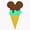 1pcs, variant on Sweet Vanilla Swirl Ice Cream Cone Summer Dessert Parlor Fountain Icon Decal For Kids Water Bottle Sticker