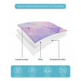 thumbnail image 5 of Quilts Twin Size, Purple Lavender Soft Comforter Bedding Set for Bed, Spring Watercolor Country Wildflowers Lightweight Quilted Bedspread with Pillow Cover(2 Pieces) for All Season, 68x86 Inch, 5 of 6