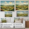 thumbnail image 4 of Designart "Vibrant Countryside Vista III" Landscapes Framed Wall Art Decor - Traditional Green Meadow Living Room Framed Canvas Art, 4 of 6