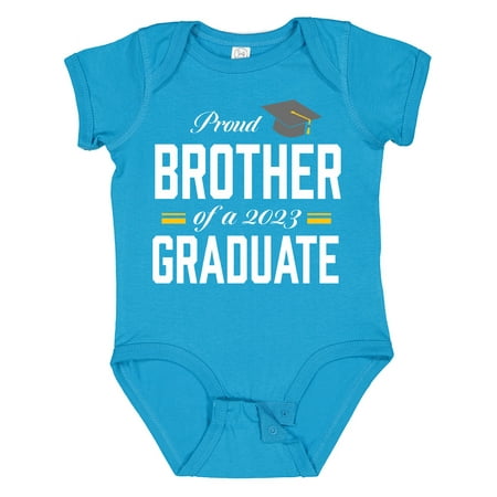 

Inktastic Proud Brother of a 2023 Graduate Gift Baby Boy or Baby Girl Bodysuit
