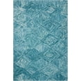 thumbnail image 6 of Nourison Linked 5' x 7'6" Marine Modern Indoor Rug, 6 of 9