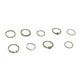 thumbnail image 5 of Anillos de nudillo Anillos de dedo índice Conjuntos de anillos de oro rosa de amor hueco para mujeres y G, 5 of 5
