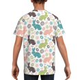 thumbnail image 5 of Wukai Easter Rabbit Youth Unisex Short Sleeve T-Shirt for Boys, Girls, Teens, and Kids-Small, 5 of 7