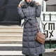 thumbnail image 3 of Chaqueta parka impermeable, abrigo moderno, chaqueta de invierno para mujer, abrigo largo acolchado de algodón, abrigo largo acolchado para mujer, chaqueta parka, 3 of 4