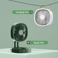 thumbnail image 3 of ventilador eléctrico Mini ventilador plegable Ventilador de escritorio recargable por USB Ventilador portátil de 3 velocidades para colgar en la pared para dormitorio de estudiantes Hogar Oficina de Irfora ventilador eléctrico, 3 of 7