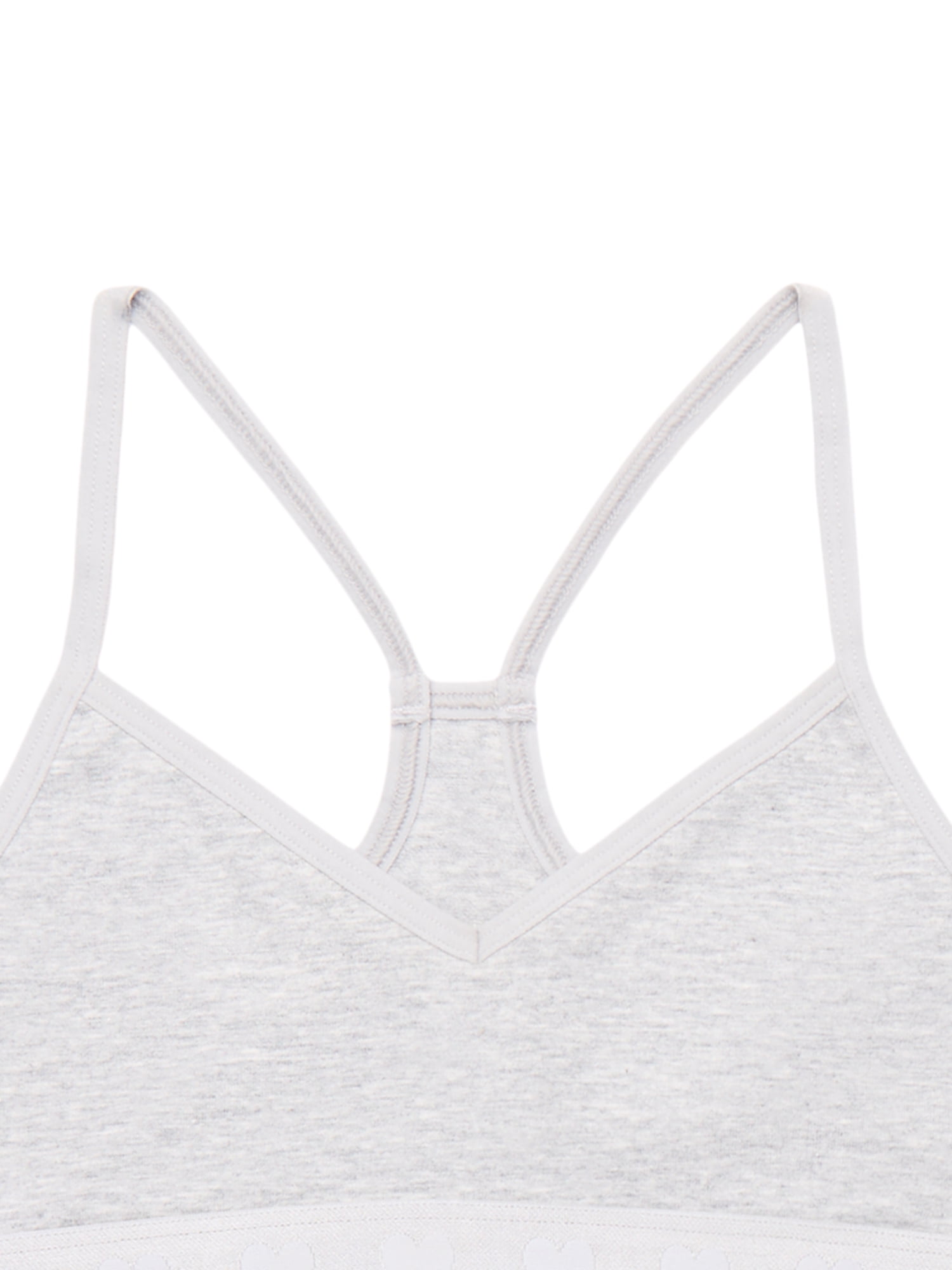 Wonder Nation Girls Cotton Racerback Bralette, 2-Pack, Sizes XS-XXL