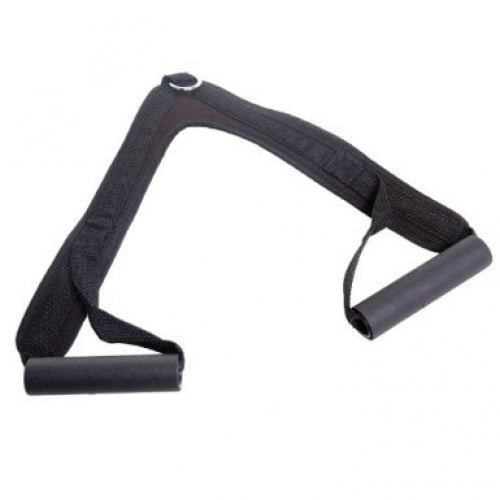 Cap Barbell Unisex-adult Workouts Nylon Crunch Strap Black