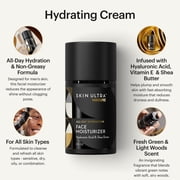 MANSCAPED® Skin Ultra™ Face Moisturizer - Men's Daily Hydrating Skincare Lotion Infused with Hyaluronic Acid, 2 fl oz
