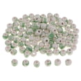 thumbnail image 1 of 1 Piezas de de Gran Agujero, Sueltas de Cerámica de , Colgantes para Manualidades, Hallazgos de Joyería, Agujero: Blanco y verde, 1 of 9