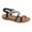 Black, variant on Cipriata Womens Serpent Sandals
