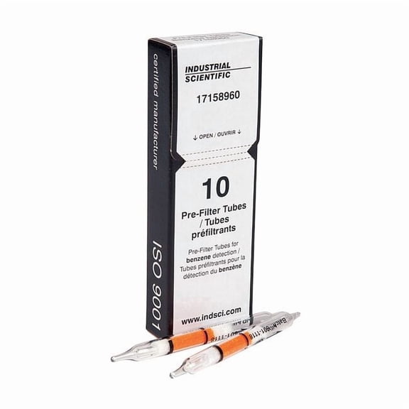 Industrial Scientific Detector Tube,Detects Benzene,PK10 17158960