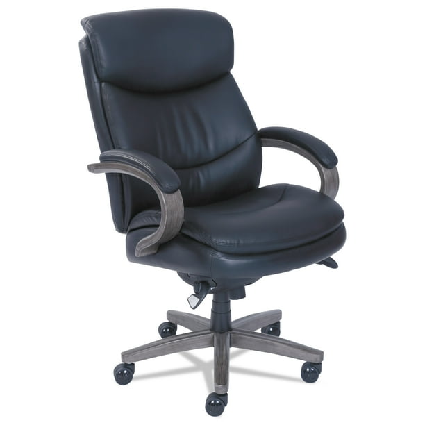 La Z Boy Woodbury High Back Executive Chair Black Walmart Com Walmart Com