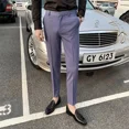 thumbnail image 5 of Pantalones de traje de talla grande para hombre, color negro, 9 pantalones cortos de verano para hombre, ropa de trabajo, pantalones de tela, ropa barata, oferta de moda 2024, 5 of 5