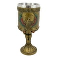 thumbnail image 3 of Ebros Ancient Egyptian Horus Falcon Larger 16oz Cylindrical Wine Goblet Chalice, 3 of 5
