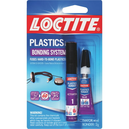 Loctite Plastics Bonding System, 2 Piece (Best Bonding Agent For Plastic)