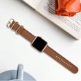 thumbnail image 6 of WFEAGL Apple Watch Band Genuine Leather iWatch Replacement Strap 42mm 44mm Brown/Rose Gold, 6 of 8