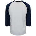 thumbnail image 4 of Victorious Men's Baseball T-Shirt TS900 - WHITE/NAVY - Large, 4 of 6