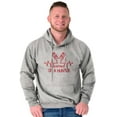thumbnail image 5 of Heartbeat of a Hunter Cute Hoodie Sweatshirt Women Men Brisco Brands L, 5 of 6