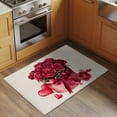 thumbnail image 3 of Roses Bow Box Washable Area Rug 2 x 3 ft Valentine's Day Love Heart, Soft Non Slip Rugs Stain Repellent Indoor Felt Carpet for Living Dining Room Bedroom Home Office, 3 of 9