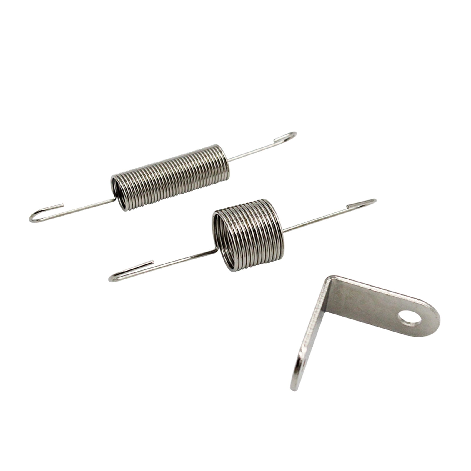 Chrome Throttle Return Spring Bracket & Dual Springs for SBC BBC Chevy