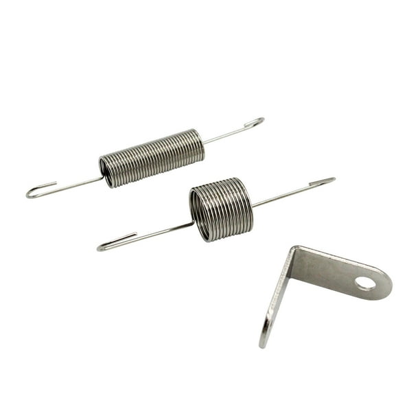 Chrome Throttle Return Spring Bracket & Dual Springs for SBC BBC Chevy 302 350