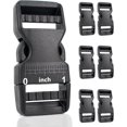 thumbnail image 1 of 6PCS Plastic Buckles for Straps 1 inch, 1 of 8