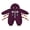 Purple, variant on RUINIXCW Newborn Baby Halloween Spider Costume Kids Cute Animal Costume Infant Baby Boy Girl Fall Winter Clothes Hoodie Romper One Piece Casual Zipper Jumpsuit