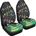 thumbnail image 3 of XYZCANDO Christmas Tree Pattern Design Auto Seat Cover for Woman Elastic Car Seat Covers Breathable Washable, for SUV Truck Van, 3 of 10