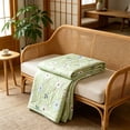 thumbnail image 5 of Lypsnake Summer Cool Quilt, Lightweight Floral Printed Summer Comforter, Soft Breathable Quilted Blanket with Daisy Pattern for Bedroom Couch Year-Round Comfort, 5 of 6