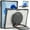 Clear, variant on Protective Case for Microsoft Surface Pro 8 13.0-inch, Heavy Duty Rugged Case with Rotatable Kickstand Hand Strap, Compatible with Type Cover Keyboard - Blue