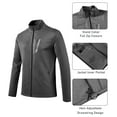 thumbnail image 6 of YIRUIYA Men's Long Sleeve Full Zip Athletic Tracksuits Set with Zip Pocket 2 Piece, 6 of 9