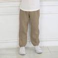 thumbnail image 2 of JUMEYU Baby Harem Pants Toddler Pants, Black Pants Toddler Boys or Girls, Little Boy Pants 18 24 Months (Brown,18-24 Months), 2 of 6