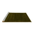 thumbnail image 2 of Ahgly Company Machine Washable Indoor Round Abstract Yellow Contemporary Area Rugs, 8' Round, 2 of 4