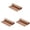 Khaki 3PCS, variant on High Temperature Linoleum Baking Mat Manufacturers Direct Oven Non Stick Baking Linoleum