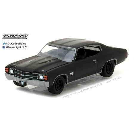 - 1:64 Scale Black Bandit Series 17 1971 Chevrolet Chevelle SS 454, 1:64 Scale By Greenlight