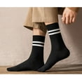 thumbnail image 2 of Mens Cotton Socks 5 Pack, Calf Socks for Men, Ankle Socks Boots Socks, 2 of 7
