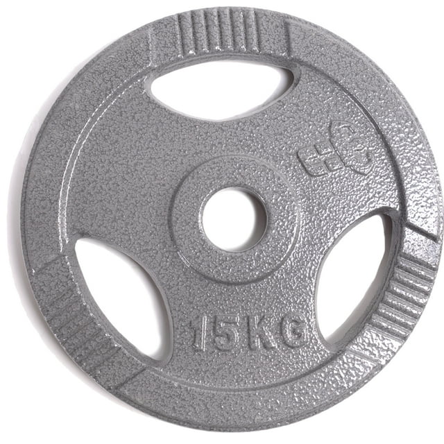 Disco de peso Unifitness gris de 15 kg