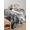 Light Gray, variant on Orange Navy Blue Table Cloth, Modern Oil Painting Art Forest Waterproof Tablecloth for Rectangle Tables, Reusable Washable Fabric Table Cover for Restaurant Kitchen Dining Tables 52"x70"
