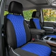 thumbnail image 4 of For 2019-2023 Chevrolet Silverado 1500 2500HD 3500HD RST | LTZ | HIGH COUNTRY FH Group Neoprene Custom Fit Truck Car Seat Covers Front Set Blue, 4 of 7