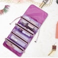 thumbnail image 1 of Bolsa organizadora de cosméticos 4 en 1 con bolsa de lavado desmontable con cremallera para regalos navideños, 1 of 7