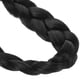 thumbnail image 5 of Diadema trenzada de pelo elástico elástico de moda Trenzas clásicas Banda de pelo sintético Pieza de pelo Mujer Accesorio de belleza (Negro), 5 of 5